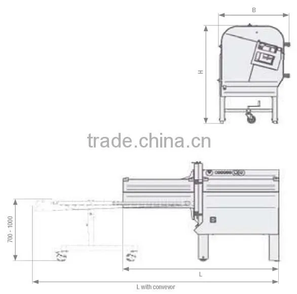PRO-SLICE PCE 70 21 KS Horizontal Portion Slicer