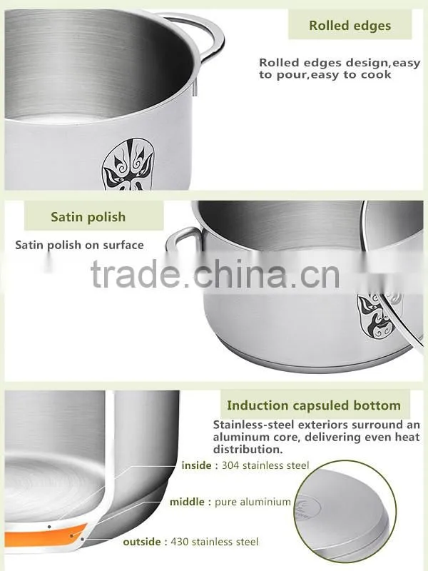 Commercial Cooking Pot And Pan, Thick Electric Multi-Purpose Large Stainless Steel Cooking Pot