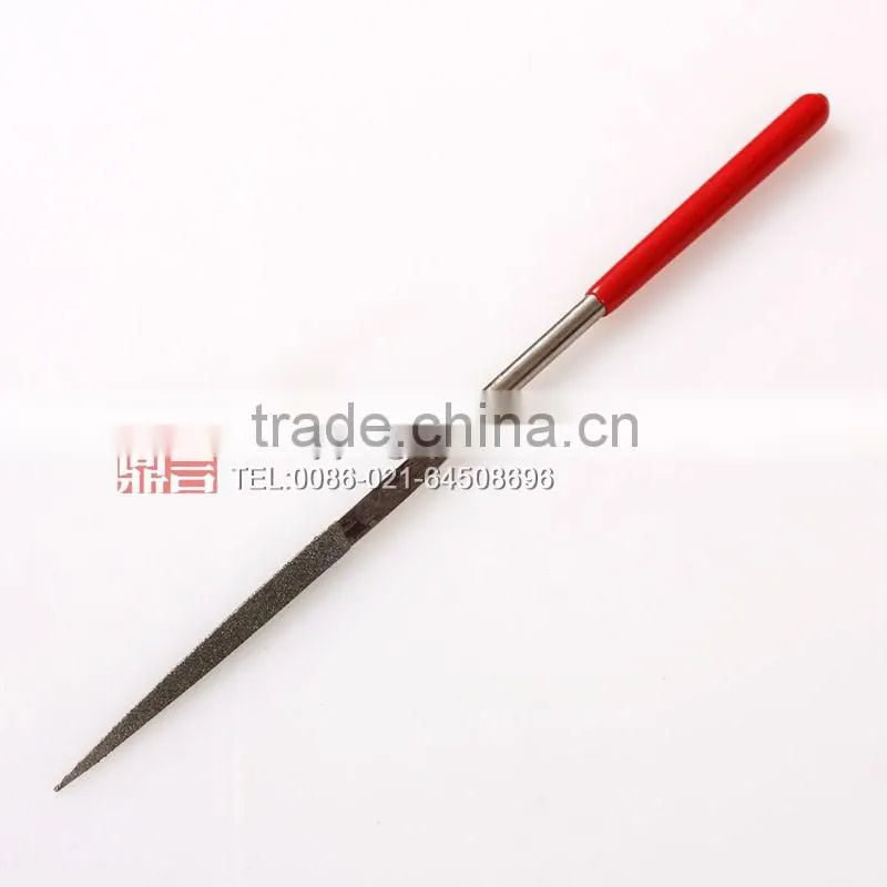 China cheap New 10pc different shapes diamond needle file set diamond file set with plastic handle