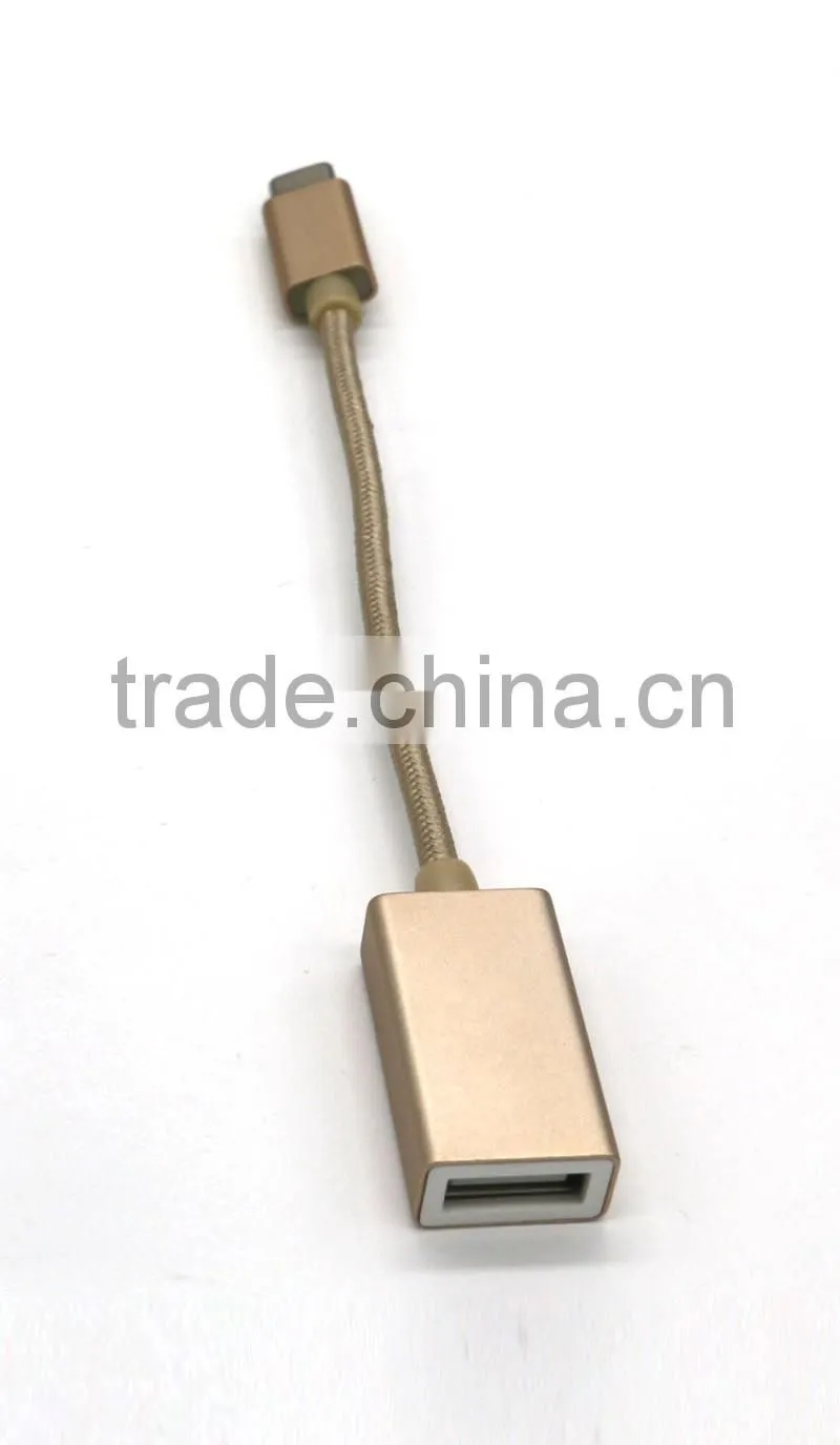 Newest high quality oem usb 3.1 type c cable to usb 2.0 AM cable 150mm
