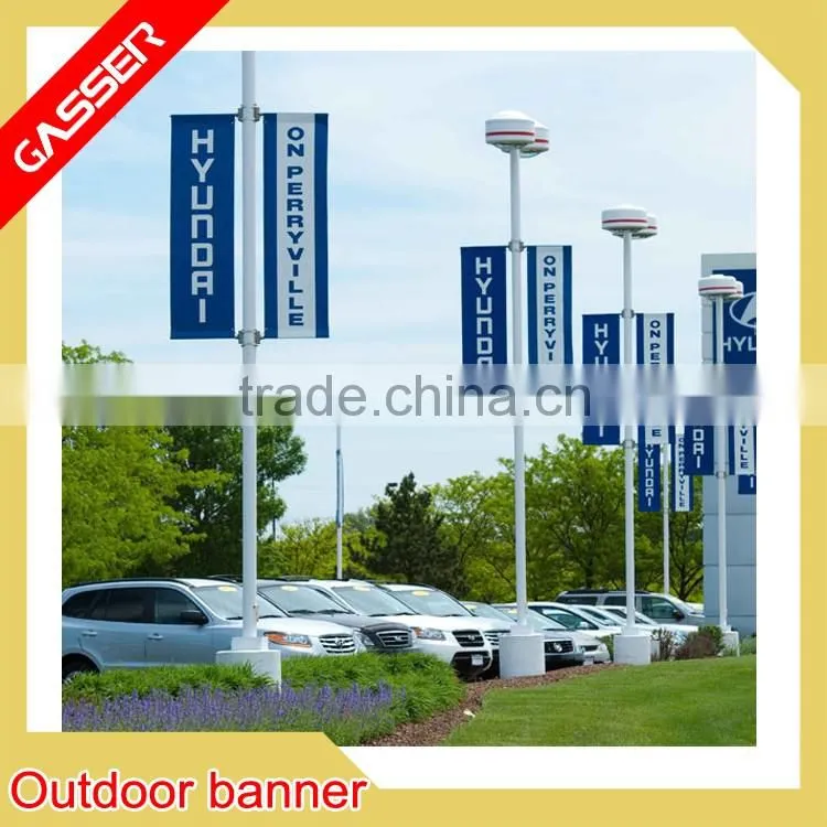 Custom retractable outdoor banner,high quality advertising banner stand