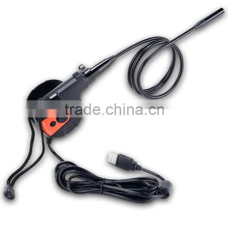 USB HD Inspection Camera Borescope 6 LED Endoscope Video Waterproof Tape Style