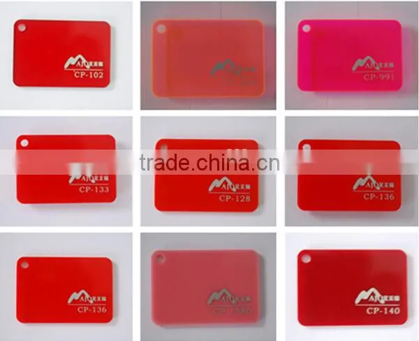 advertising light box white color acrylic sheets