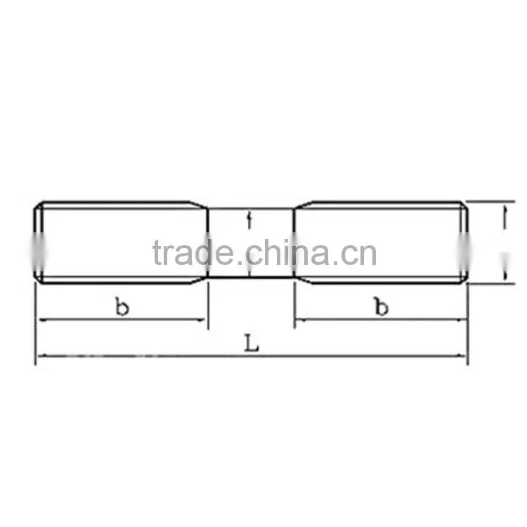 Stud Bolt Double End Bolt Stainless Steel Stud M6
