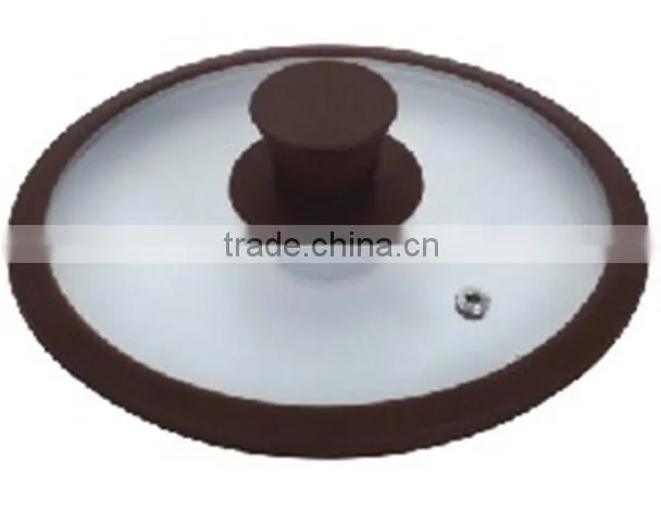 OEM manufacturer sell directly orange silicone adjustable cooking pot lid