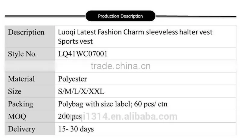 Custom Wholesale Women LQ41WC06003 Stringer Cotton Spandex Print Tank Top