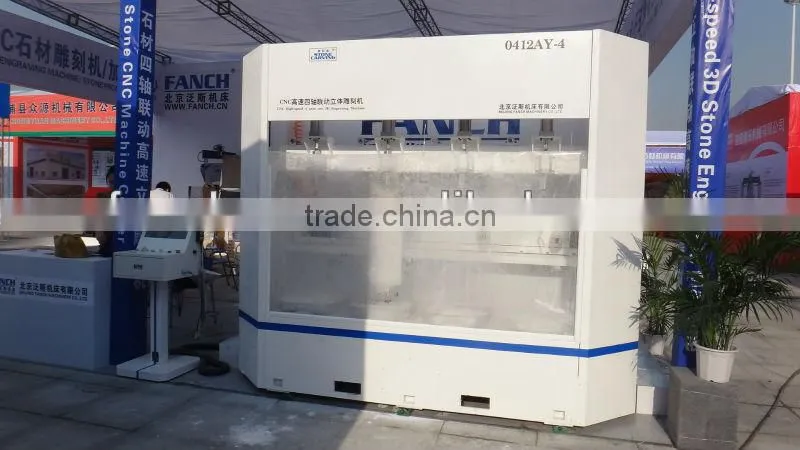 CNC cylinder stone engraving machine