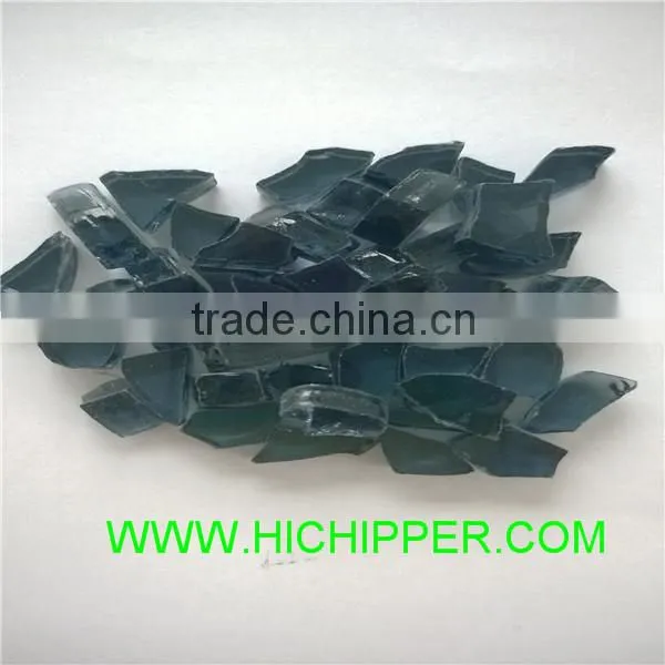 Hi Chipper Outdoor Concepts 1/4 in Light Green Reflective Fire Glass