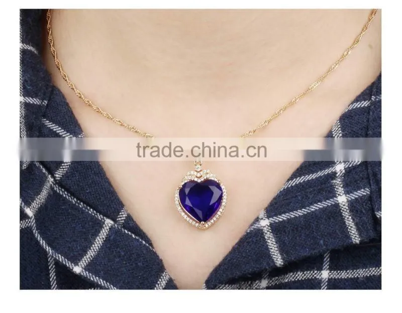 wholesale fashion jewelry accessories big stone galaxy necklace for women