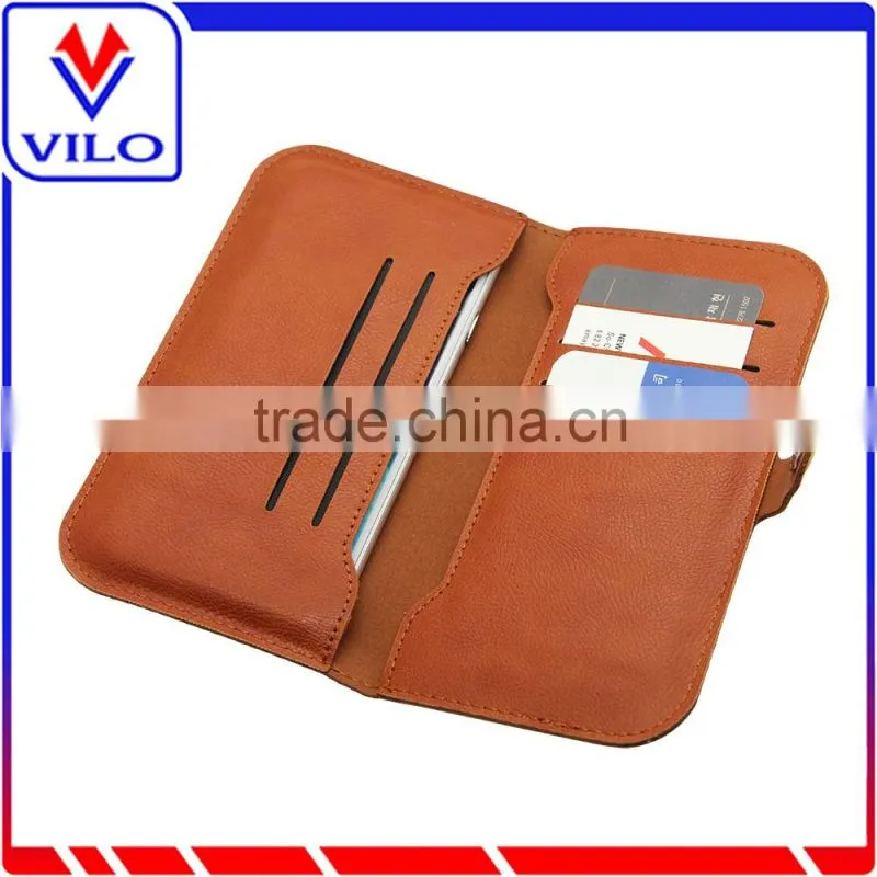 wallet universal leather phone case /card holder phone holder /pu leather phone case