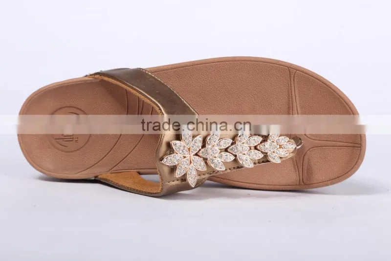 Popular 2014 wedge heel flip flop sandal