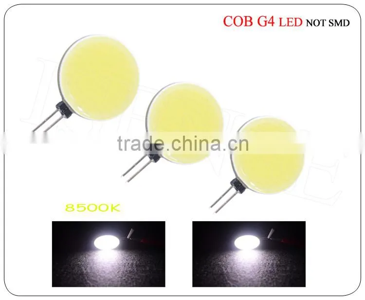 2015 auto parts led cob light 8500k led lighting bulb, 2.5w led cob g4