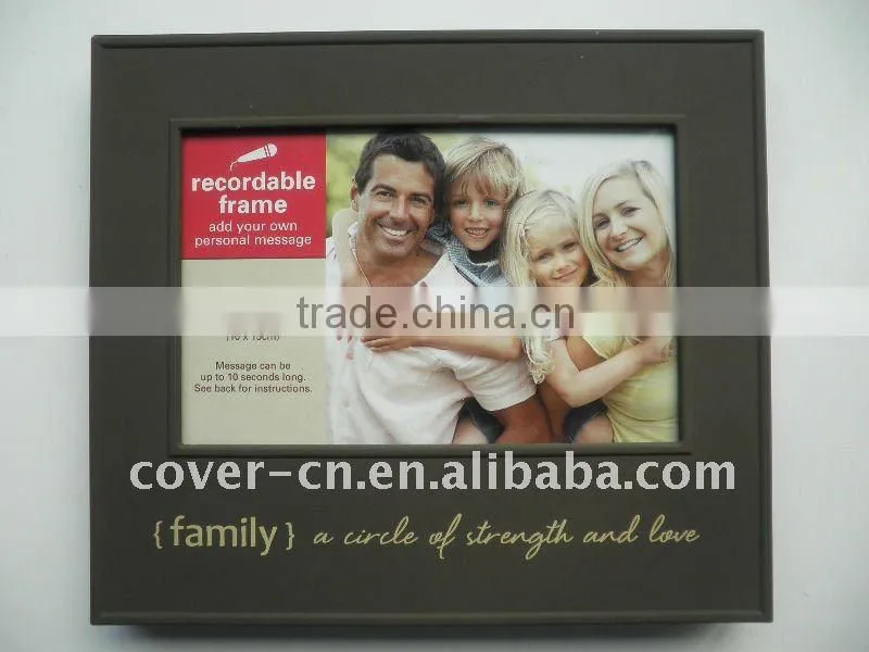 Hot sale!! Plastic Talking Photo Frame for new married couple