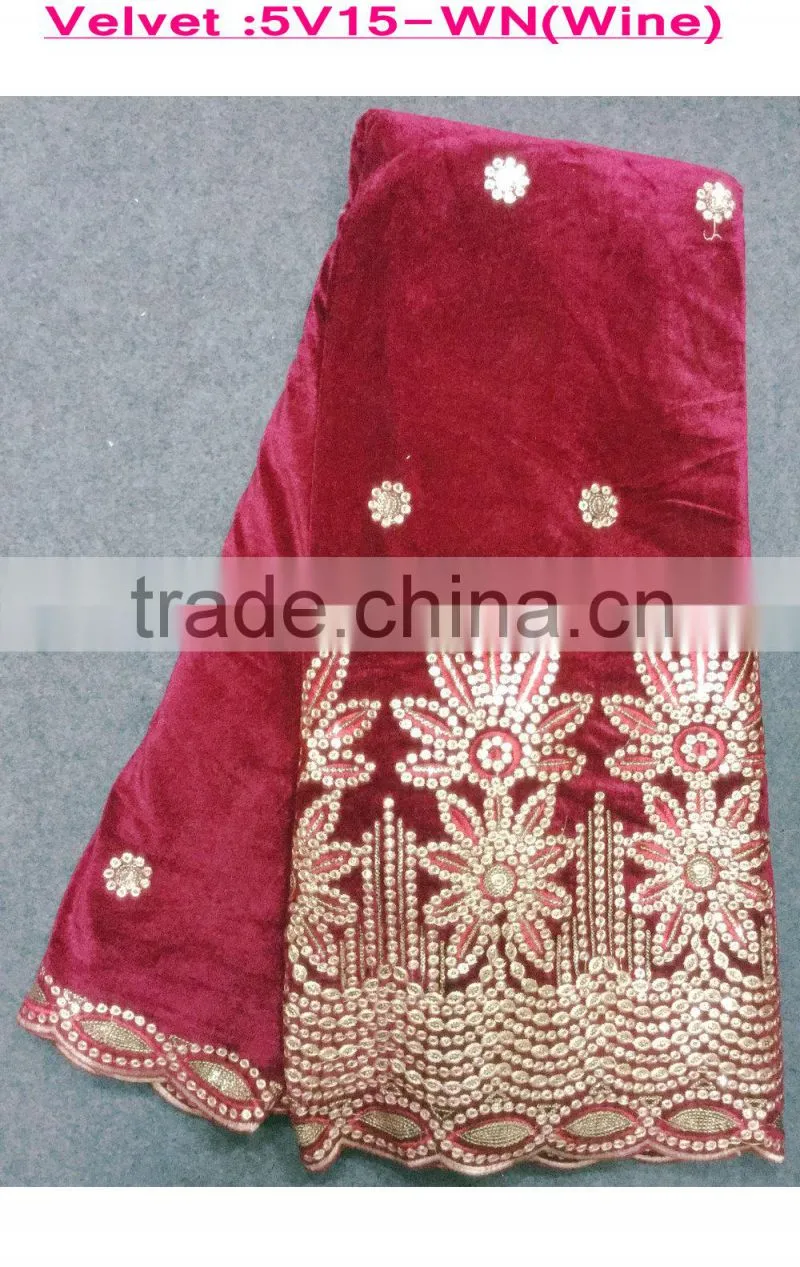 high quality velvet evening dresses with lace pictures african velvet lace fabric