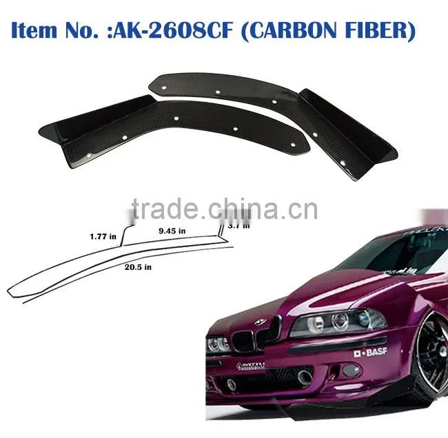 Carbon Fiber Front Lip Spoiler fit for all car