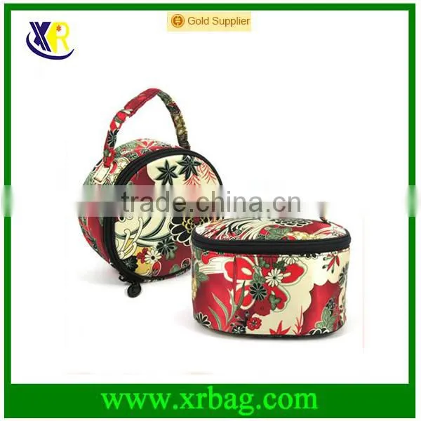round cosmetic bag/Garden Cosmetic & Toiletry Bags