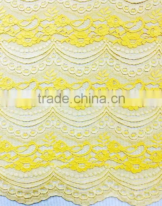 Wholesale Good Quality Nylon/Cotton/Rayon Strand Lace Fabric T8055