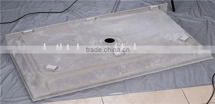 SUNZOOM cUPC tile flange,3 side tile flange shower base,shower tray with tile flange