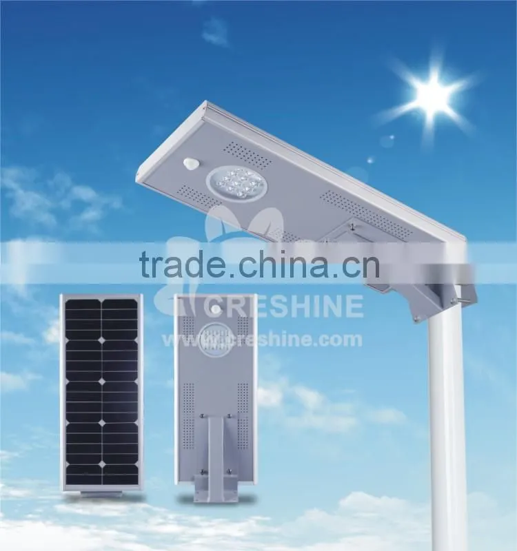 12W Solar Garden Lamp for back yard, parking lot, garden path