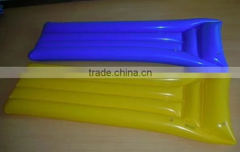 pvc inflatable floating row, air mattress, beach floating row