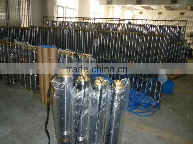 3.5" Deep well stainless steel submersible pump