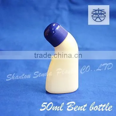 muscle liniment HDPE bottle 50ml, medicine liquid bottle, pharmaceutical liniments plastic bottle