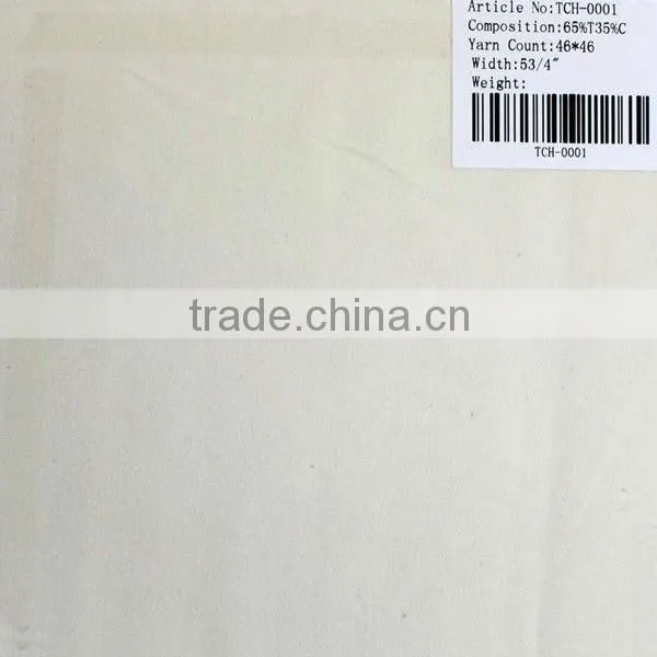 45*45 piece dyed polyester and cotton blended fabric