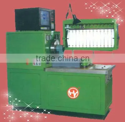 Testing 12-cylinder fuel injection pump,HY-NK fuel injection pump test bench