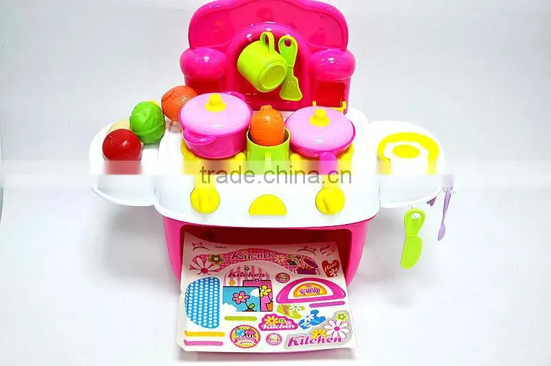 KIDS LIGHT MUSIC KITCHEN COOKING GAMES 3IN1 CONTAINING BOX
