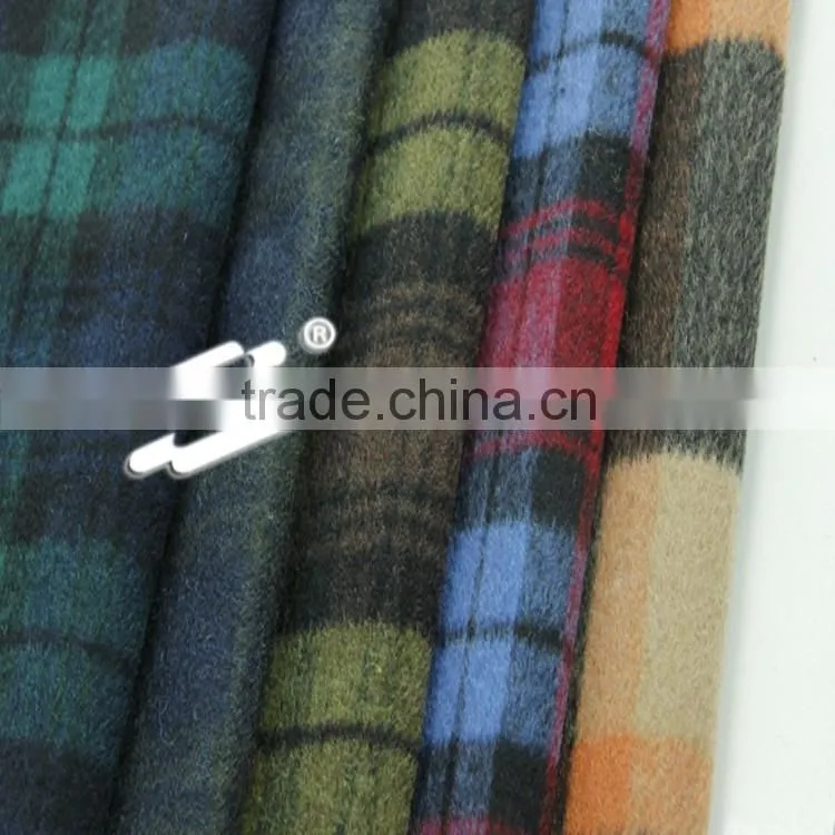 SDL-Z1628 2017 British style check wool fabric for men's ware