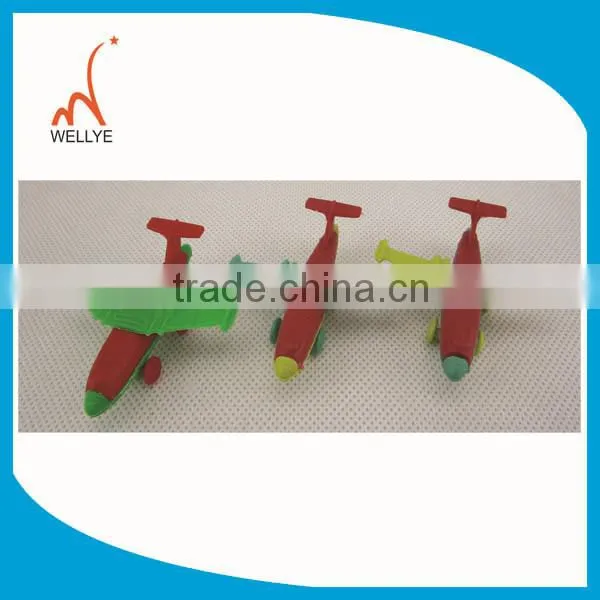 mini plastic toy airplane for promotioon toy