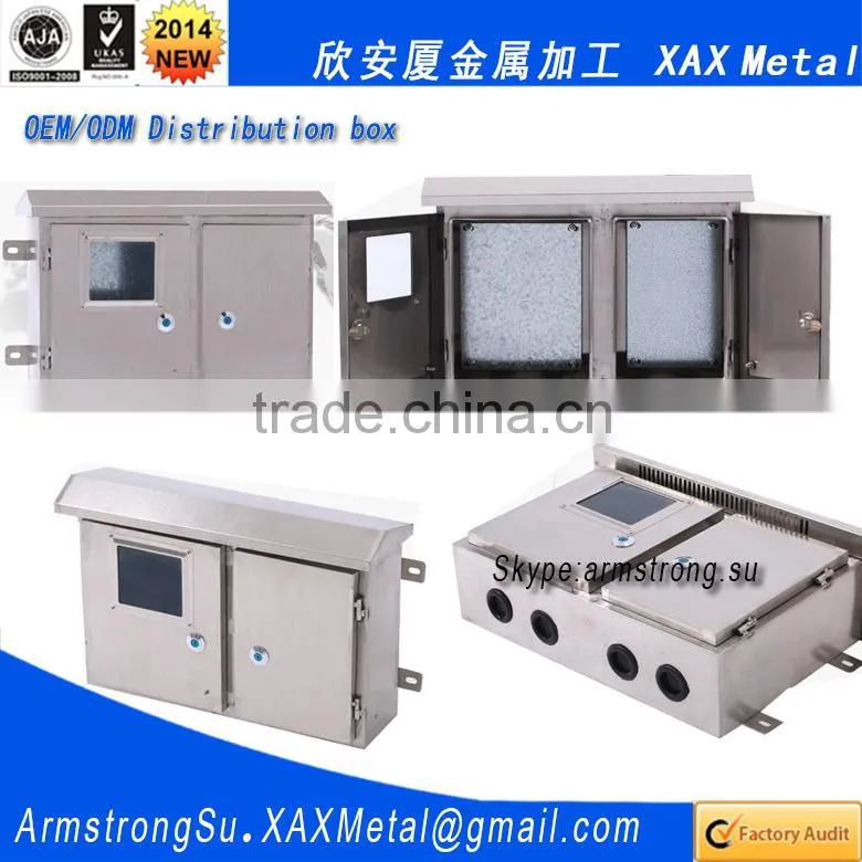 XAX58DB OEM ODM customized electrical power junction wire switch connecting steel distribution box