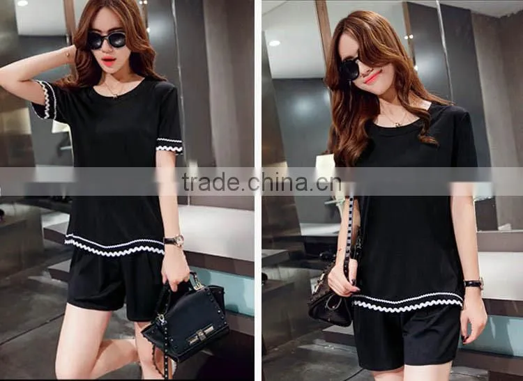 2015 cheap fashion Design Summer Women Chiffon style blouse T Shirts or blouse with lace and the t shirt with wholesale price