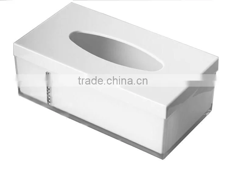 White Plastic Tissue Boxes Luxury Box of Tissue