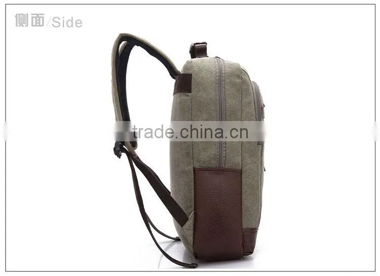 multifunctional backpack notebook backpack,casual vintage canvas backpack,canvas stripe backpacks