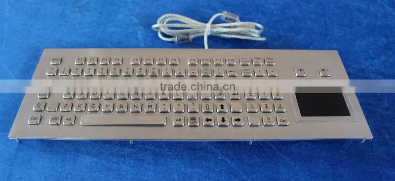 IP65 dynamic metal keyboard with touchpad numeric keypad for kiosk