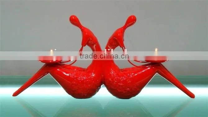 black, red and white candle holder wholesale