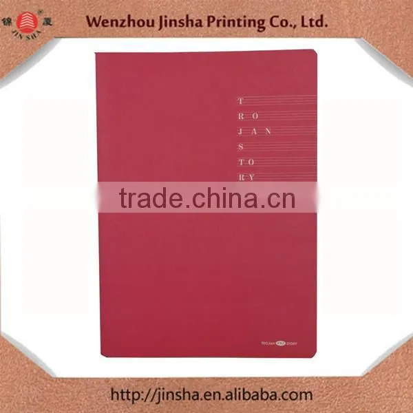 School Agenda Recycled Paper Advertising Notepad English Notebook for Students