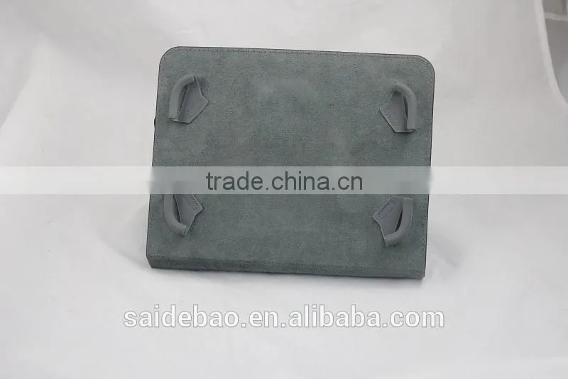 customised gery leather pad cover /PU leather pad case / mobile phone bags