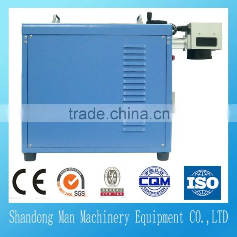 10w 20w mini marking on the metal portable mini fiber laser marking machine