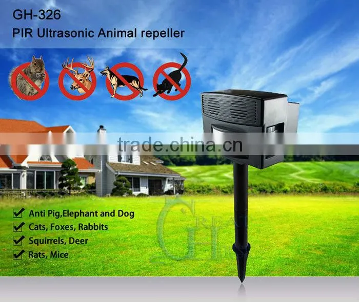PIR Ultrasonic Animal Chaser GH-326