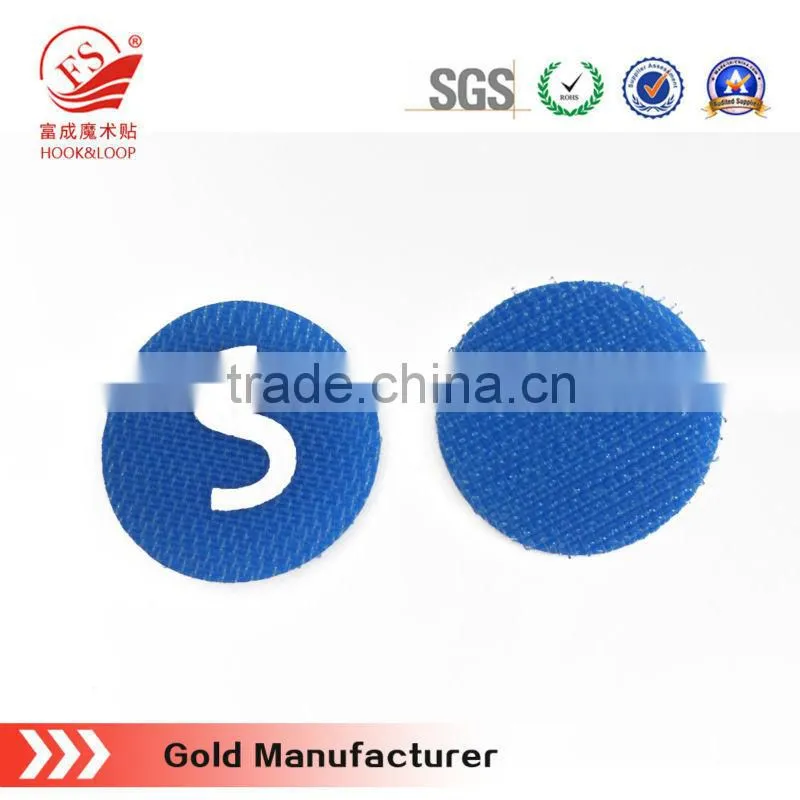 Garment magic tape letter accessory