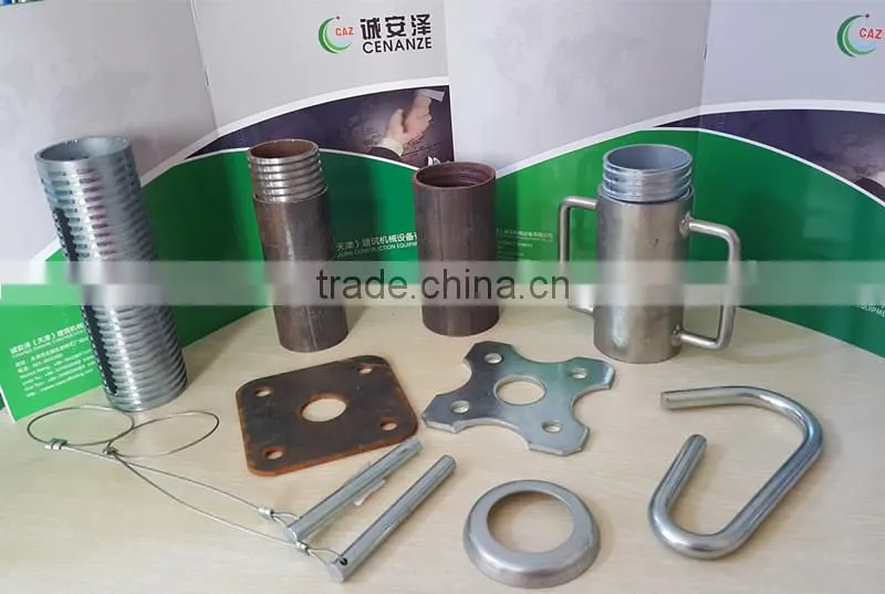 formwork ball screw tie rod and wing nut