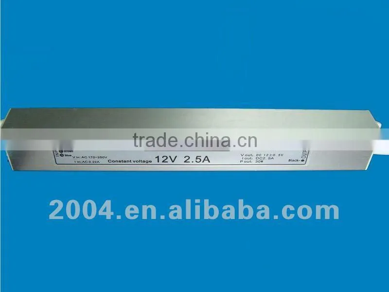 waterproof led driver saa approved 12v/24v 30w