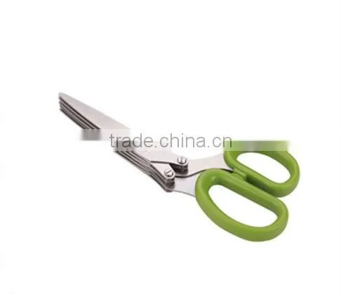 5 blades kitchen scissor for onion cutting