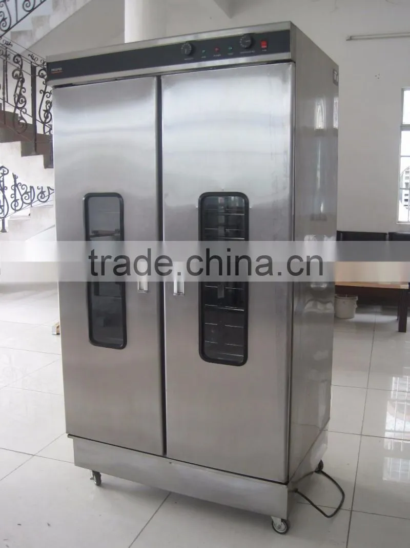 Hot sale 28 trays double door bread dough proofer with steam system