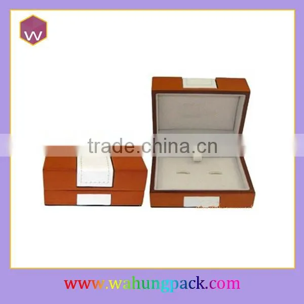 Collection small cufflink packing box wooden