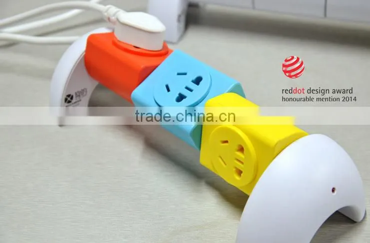 360 degree twist plug power socket