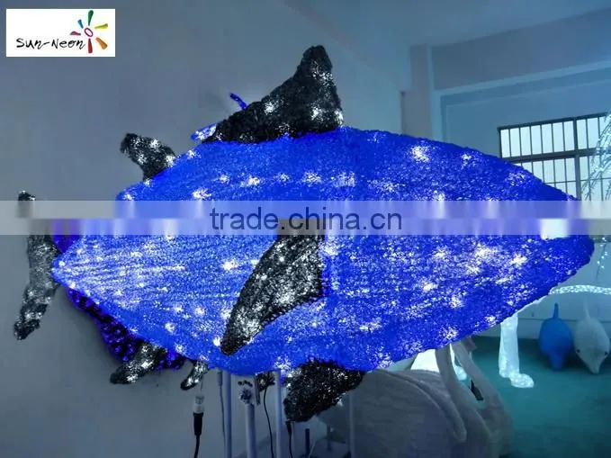 Holiday time decoration led fish attracting fishing light lovely led fish decorative led light