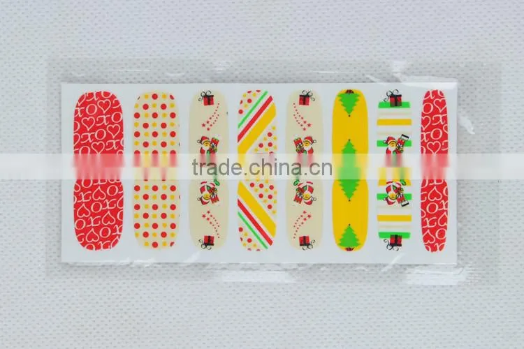 OEM Christmas Theme 3D Nial Sticker Nail Polish Sticker